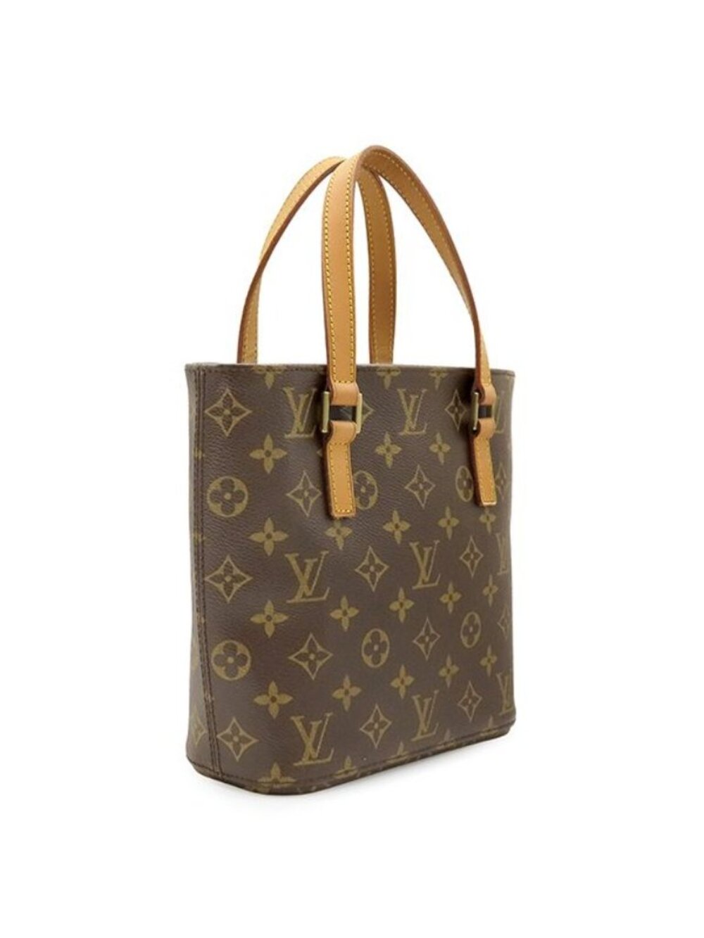 Louis Vuitton Handbag Vavin PM Monogram Canvas Gold Brown - Picture 2 of 9